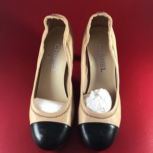 Chanel lambskin pumps